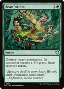 Beast Within [Secrets of Strixhaven Commander] - The Mythic Store | 24h Order Processing