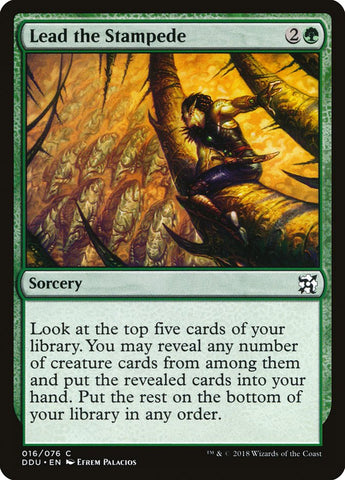 Lead the Stampede [Duel Decks: Elves vs. Inventors] - The Mythic Store | 24h Order Processing
