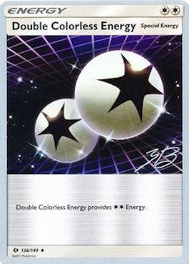 Double Colorless Energy (136/149) (Ice Path FTW - Zachary Bokhari) [World Championships 2017] - The Mythic Store | 24h Order Processing