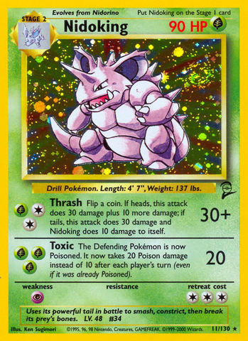 Nidoking (11/130) [Base Set 2] - The Mythic Store | 24h Order Processing