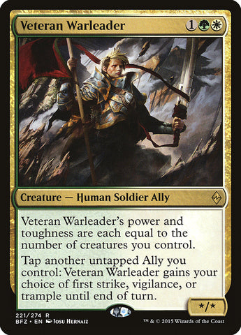 Veteran Warleader [Battle for Zendikar] - The Mythic Store | 24h Order Processing