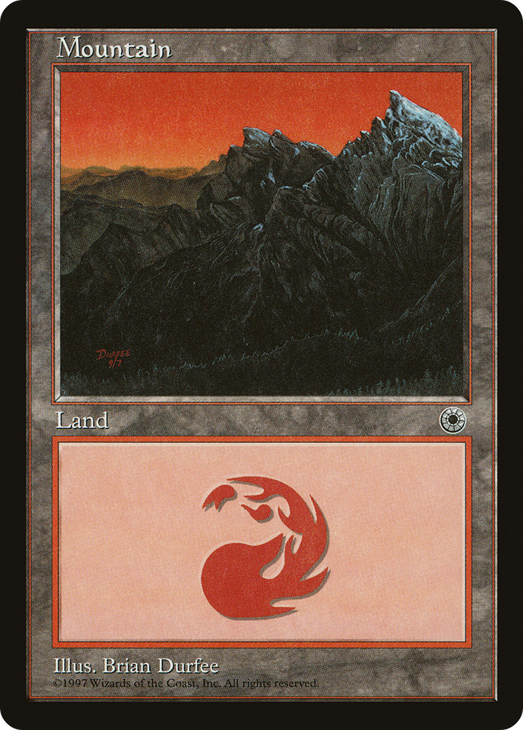 Mountain (9/7 Signature / No Peak on Left) [Portal] - The Mythic Store | 24h Order Processing