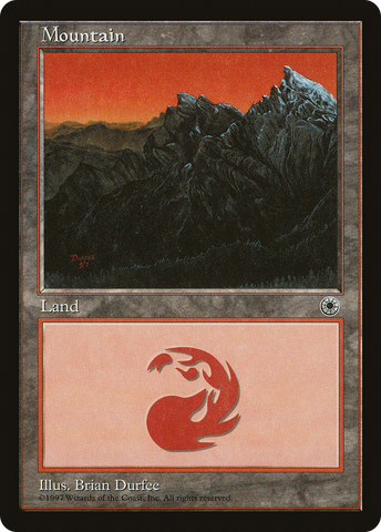Mountain (9/7 Signature / No Peak on Left) [Portal] - The Mythic Store | 24h Order Processing