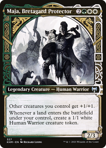 Maja, Bretagard Protector (Showcase) [Kaldheim] - The Mythic Store | 24h Order Processing