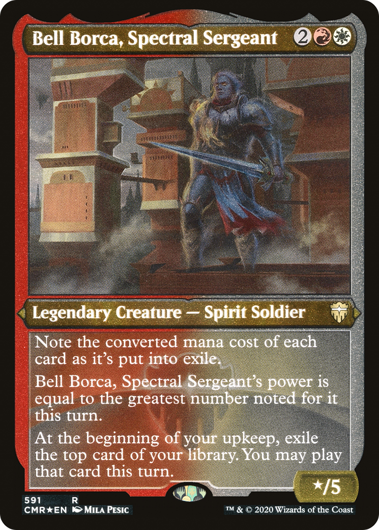 Bell Borca, Spectral Sergeant (Etched) [Commander Legends] - The Mythic Store | 24h Order Processing
