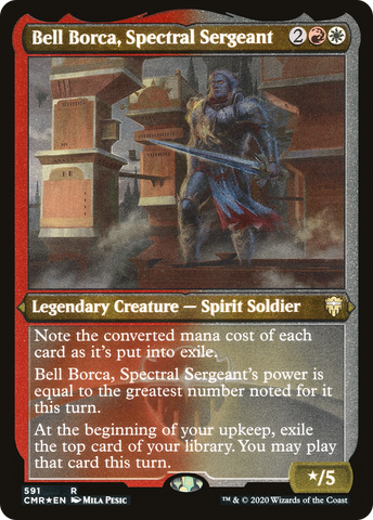 Bell Borca, Spectral Sergeant (Etched) [Commander Legends] - The Mythic Store | 24h Order Processing