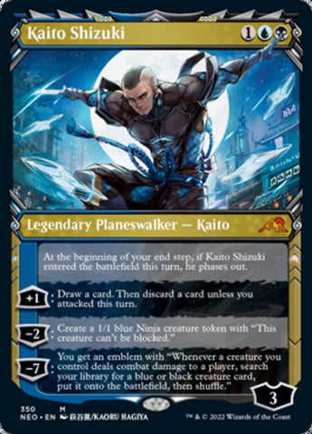 Kaito Shizuki (Showcase Ninja) [Kamigawa: Neon Dynasty] - The Mythic Store | 24h Order Processing