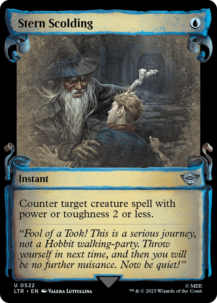 Stern Scolding [The Lord of the Rings: Tales of Middle-Earth Showcase Scrolls] - The Mythic Store | 24h Order Processing