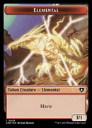 Spirit (0010) // Elemental (0025) Double-Sided Token [Commander Masters Tokens] - The Mythic Store | 24h Order Processing