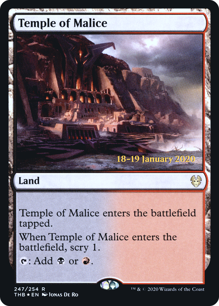 Temple of Malice [Theros Beyond Death Prerelease Promos] - The Mythic Store | 24h Order Processing
