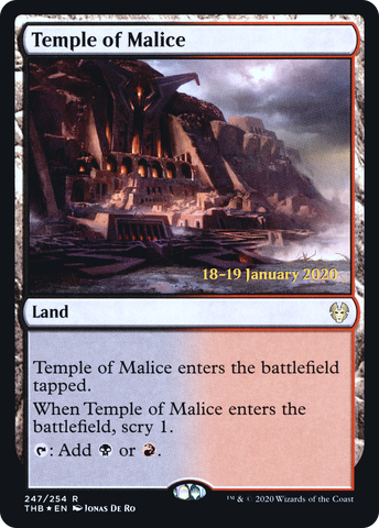 Temple of Malice [Theros Beyond Death Prerelease Promos] - The Mythic Store | 24h Order Processing
