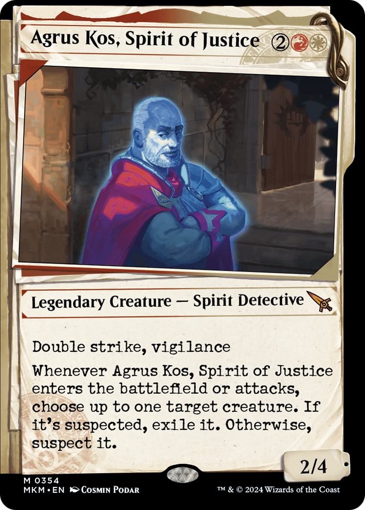 Agrus Kos, Spirit of Justice (Showcase) [Murders at Karlov Manor] - The Mythic Store | 24h Order Processing