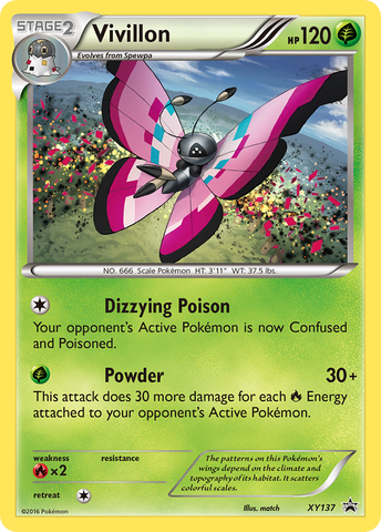 Vivillon (XY137) [XY: Black Star Promos] - The Mythic Store | 24h Order Processing
