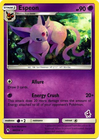 Espeon (89/214) (Mewtwo Deck) [Battle Academy 2020] - The Mythic Store | 24h Order Processing
