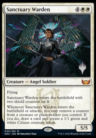 Sanctuary Warden (Promo Pack) [Streets of New Capenna Promos] - The Mythic Store | 24h Order Processing