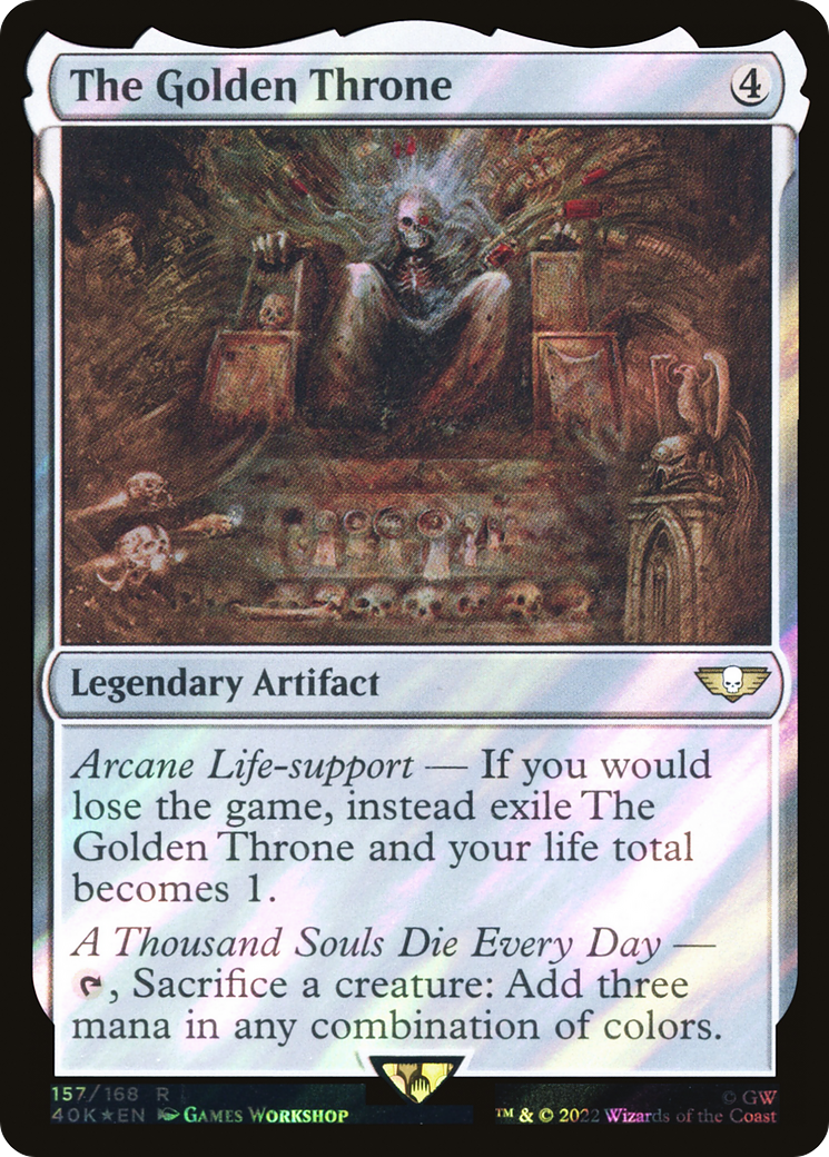 The Golden Throne (Surge Foil) [Warhammer 40,000] - The Mythic Store | 24h Order Processing