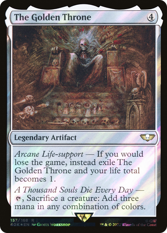 The Golden Throne (Surge Foil) [Warhammer 40,000] - The Mythic Store | 24h Order Processing