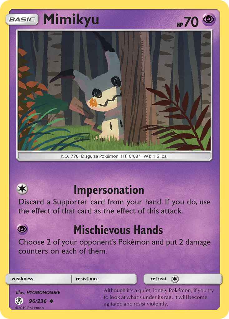 Mimikyu (96/236) [Sun & Moon: Cosmic Eclipse] - The Mythic Store | 24h Order Processing