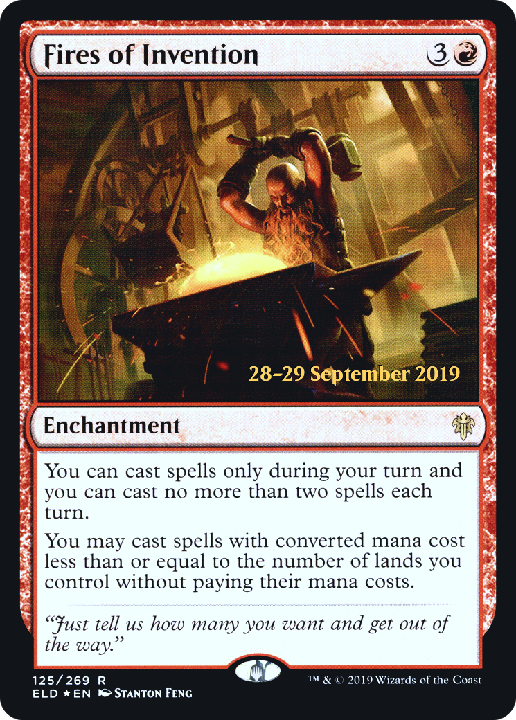 Fires of Invention [Throne of Eldraine Prerelease Promos] - The Mythic Store | 24h Order Processing