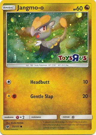 Jangmo o (75/111) (Toys R Us Promo) [Sun & Moon: Crimson Invasion] - The Mythic Store | 24h Order Processing