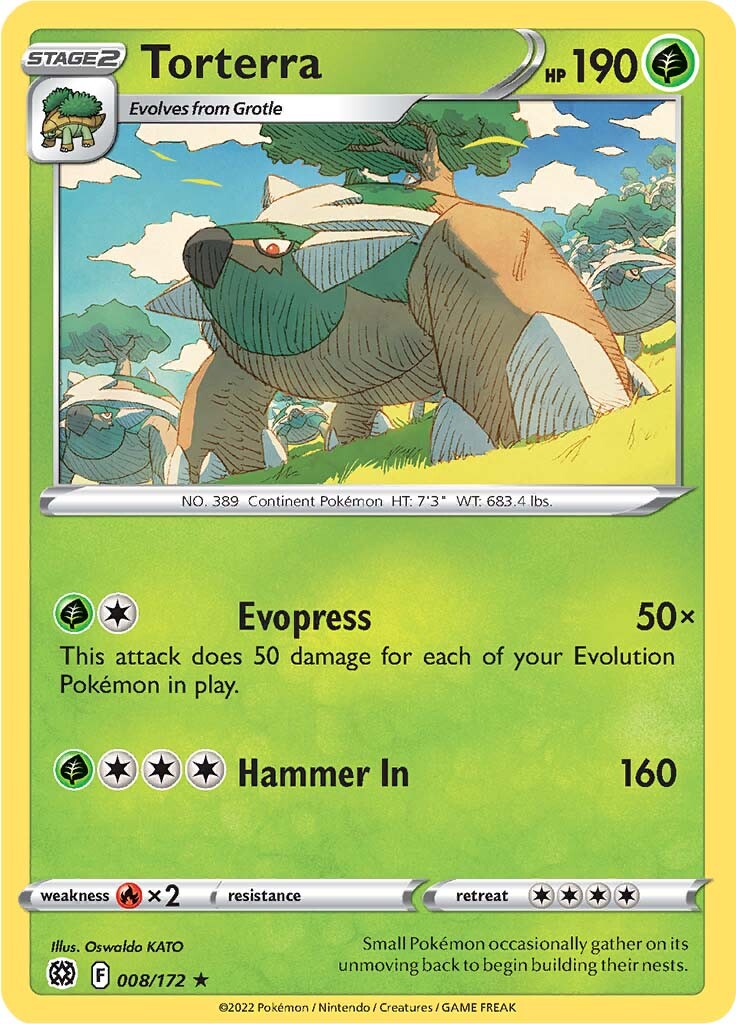 Torterra (008/172) [Sword & Shield: Brilliant Stars] - The Mythic Store | 24h Order Processing