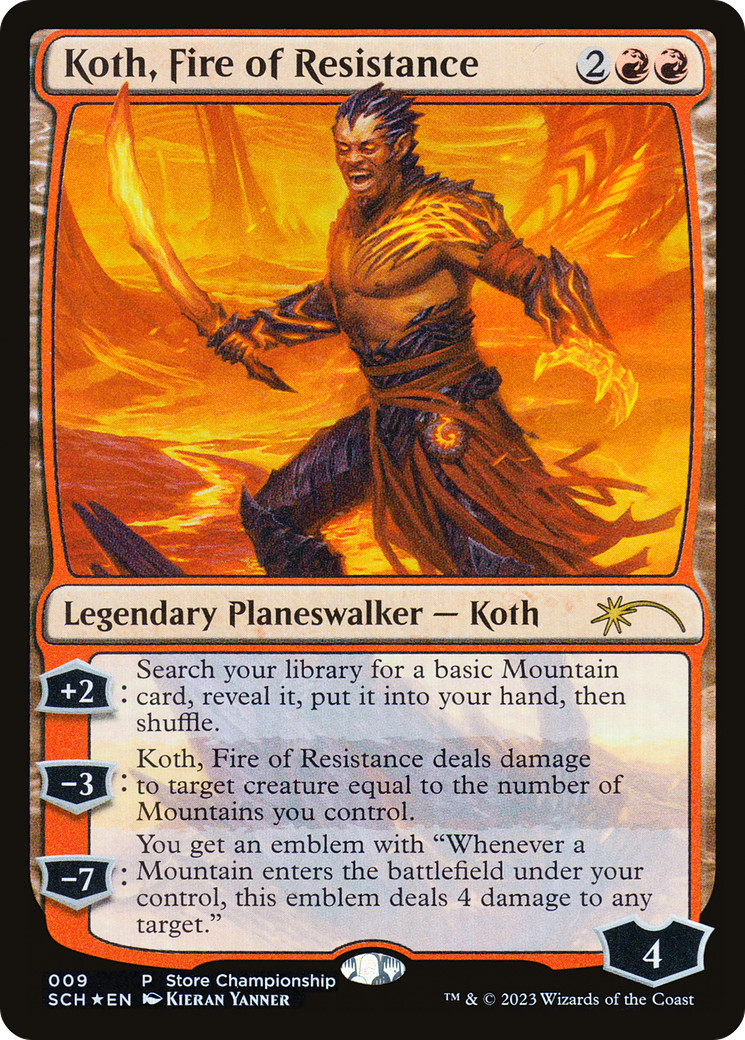 Koth, Fire of Resistance [Store Championships 2023] - The Mythic Store | 24h Order Processing