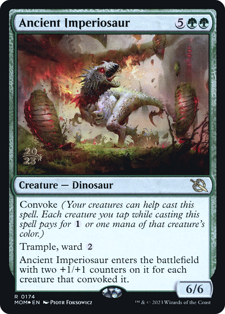 Ancient Imperiosaur [March of the Machine Prerelease Promos] - The Mythic Store | 24h Order Processing