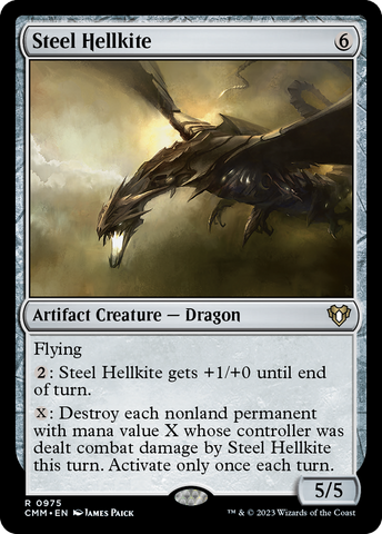Steel Hellkite [Commander Masters] - The Mythic Store | 24h Order Processing