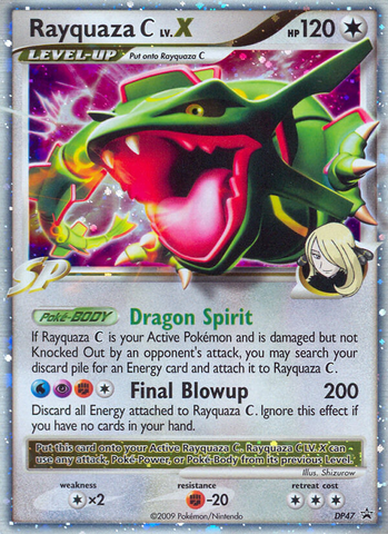 Rayquaza C LV.X (DP47) [Diamond & Pearl: Black Star Promos] - The Mythic Store | 24h Order Processing