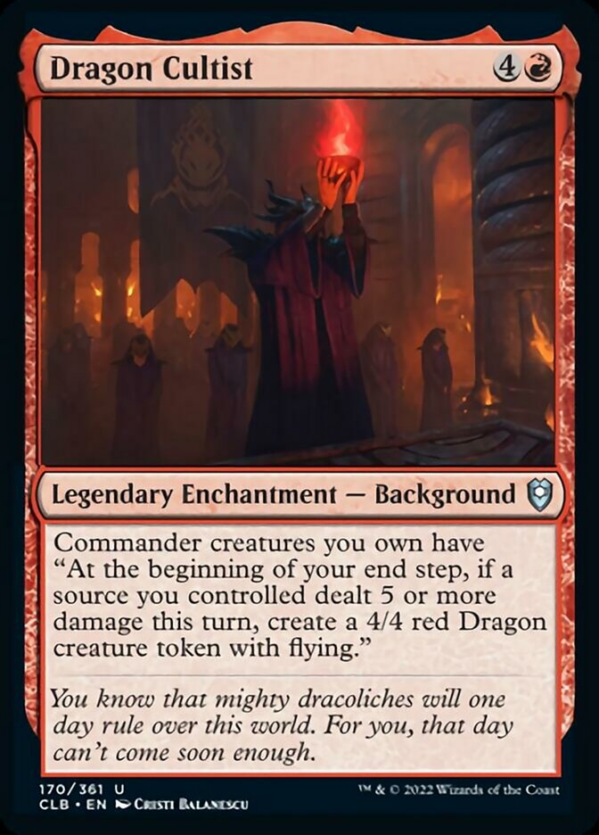 Dragon Cultist [Commander Legends: Battle for Baldur's Gate] - The Mythic Store | 24h Order Processing