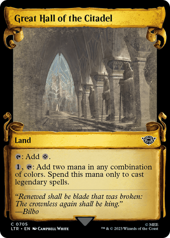 Great Hall of the Citadel [The Lord of the Rings: Tales of Middle-Earth Showcase Scrolls] - The Mythic Store | 24h Order Processing