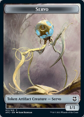 Servo // Treasure Double-Sided Token [Dungeons & Dragons: Adventures in the Forgotten Realms Commander Tokens] - The Mythic Store | 24h Order Processing