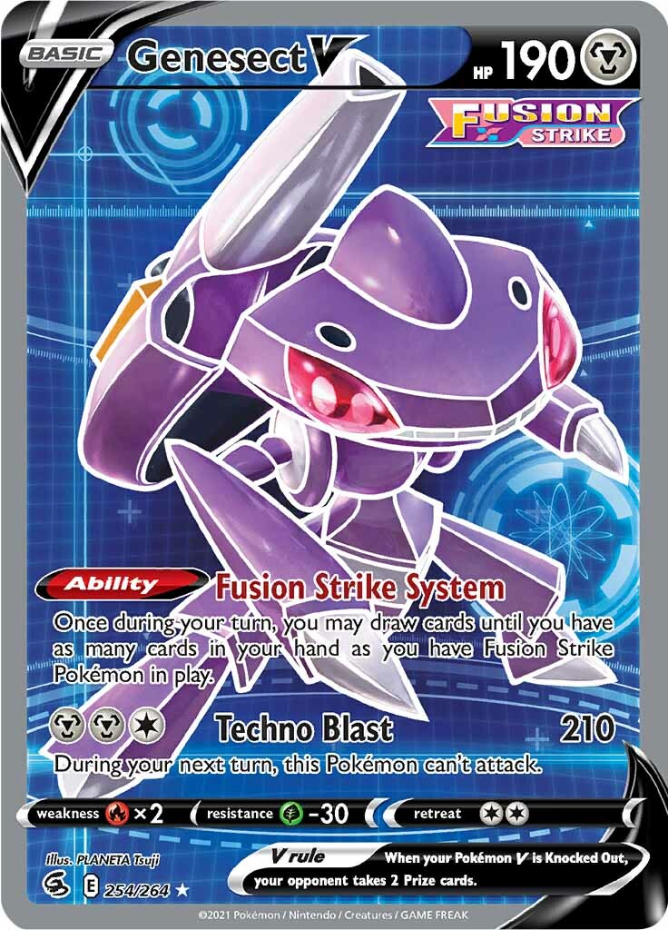 Genesect V (254/264) [Sword & Shield: Fusion Strike] - The Mythic Store | 24h Order Processing