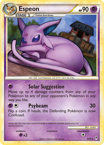 Espeon (4/95) [HeartGold & SoulSilver: Call of Legends] - The Mythic Store | 24h Order Processing