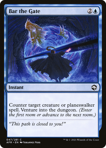 Bar the Gate [Dungeons & Dragons: Adventures in the Forgotten Realms] - The Mythic Store | 24h Order Processing