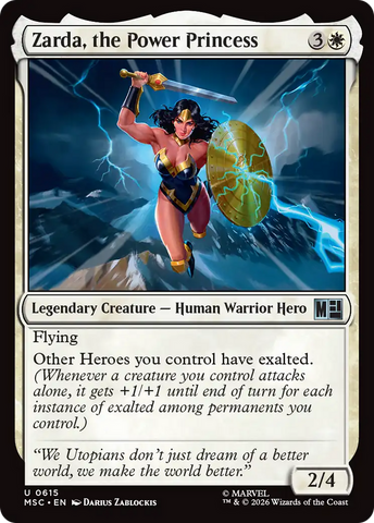 Zarda, the Power Princess [Marvel Super Heroes Commander] - The Mythic Store | 24h Order Processing