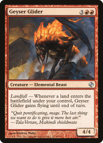 Geyser Glider [Duel Decks: Venser vs. Koth] - The Mythic Store | 24h Order Processing