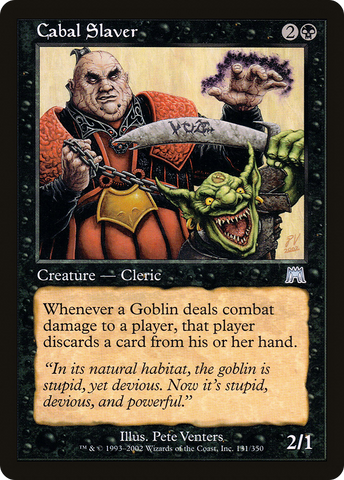 Cabal Slaver [Onslaught] - The Mythic Store | 24h Order Processing