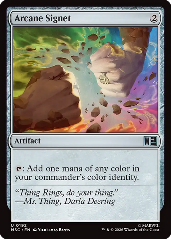 Arcane Signet (0192) [Marvel Super Heroes Commander] - The Mythic Store | 24h Order Processing
