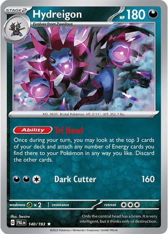 Hydreigon (140/193) [Scarlet & Violet: Paldea Evolved] - The Mythic Store | 24h Order Processing