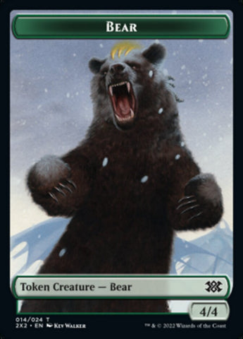 Bear // Spirit (008) Double-Sided Token [Double Masters 2022 Tokens] - The Mythic Store | 24h Order Processing