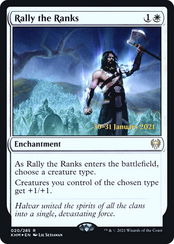 Rally the Ranks [Kaldheim Prerelease Promos] - The Mythic Store | 24h Order Processing