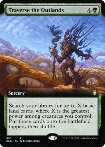 Traverse the Outlands (Extended Art) [Commander Legends: Battle for Baldur's Gate] - The Mythic Store | 24h Order Processing
