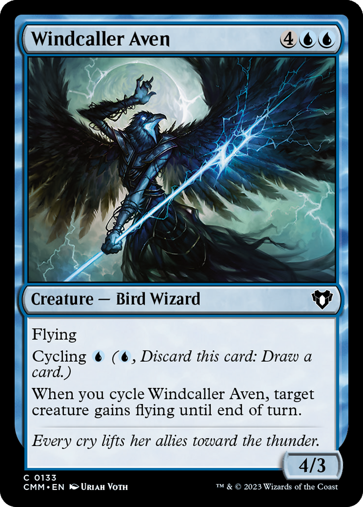 Windcaller Aven [Commander Masters] - The Mythic Store | 24h Order Processing