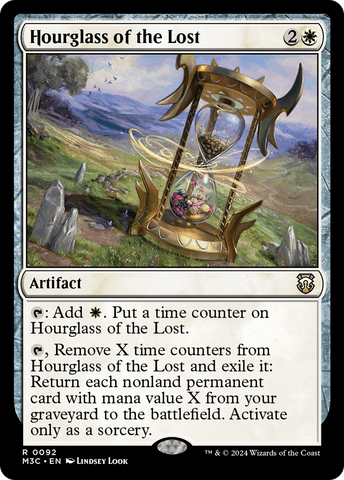 Hourglass of the Lost (Ripple Foil) [Modern Horizons 3 Commander] - The Mythic Store | 24h Order Processing