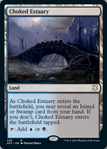 Choked Estuary [Dungeons & Dragons: Adventures in the Forgotten Realms Commander] - The Mythic Store | 24h Order Processing