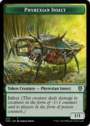 Phyrexian Wurm // Phyrexian Insect Double-Sided Token [Phyrexia: All Will Be One Commander Tokens] - The Mythic Store | 24h Order Processing