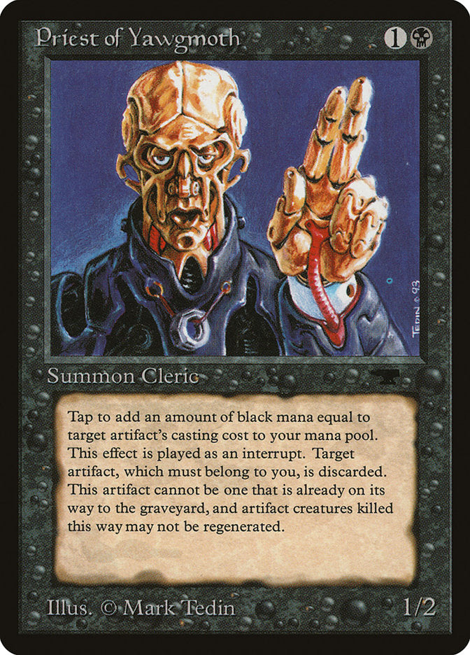 Priest of Yawgmoth [Antiquities] - The Mythic Store | 24h Order Processing