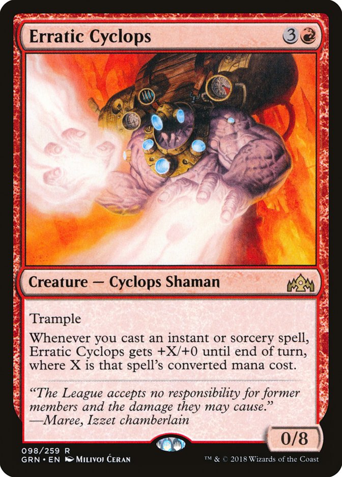 Erratic Cyclops [Guilds of Ravnica] - The Mythic Store | 24h Order Processing
