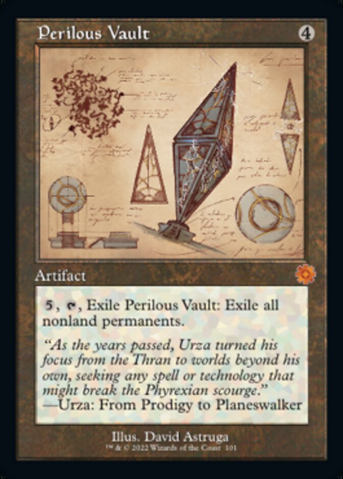 Perilous Vault (Retro Schematic) [The Brothers' War Retro Artifacts] - The Mythic Store | 24h Order Processing